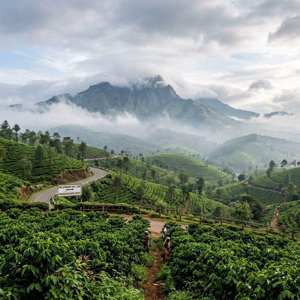 Mysore to Chikmagalur cab for coffee hill trip